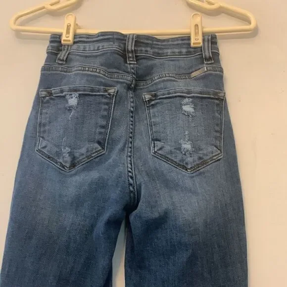 Kancan curvy skinny ankle distressed jeans Size 24 - Picture 6 of 8